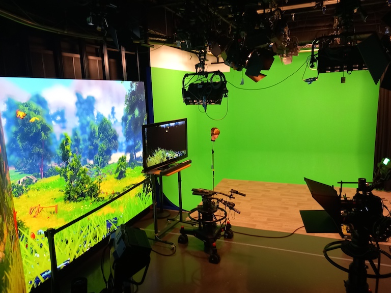 TV-Studio der Hochschule Ansbach